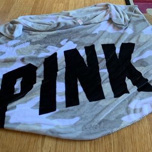 Victoria’s Secret Pink Camo Blanket